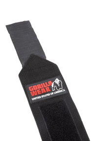 Gorilla Wear Wrist Wraps Ultra, black/black