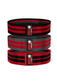 Gorilla Wear Glute Bands 3-Pack, black/red/grey
