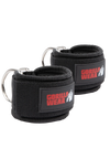 Gorilla Wear Ankle Straps (par), black