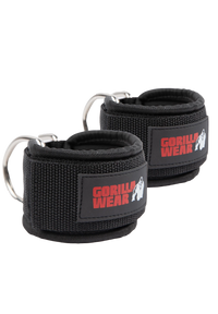 Gorilla Wear Ankle Straps (par), black