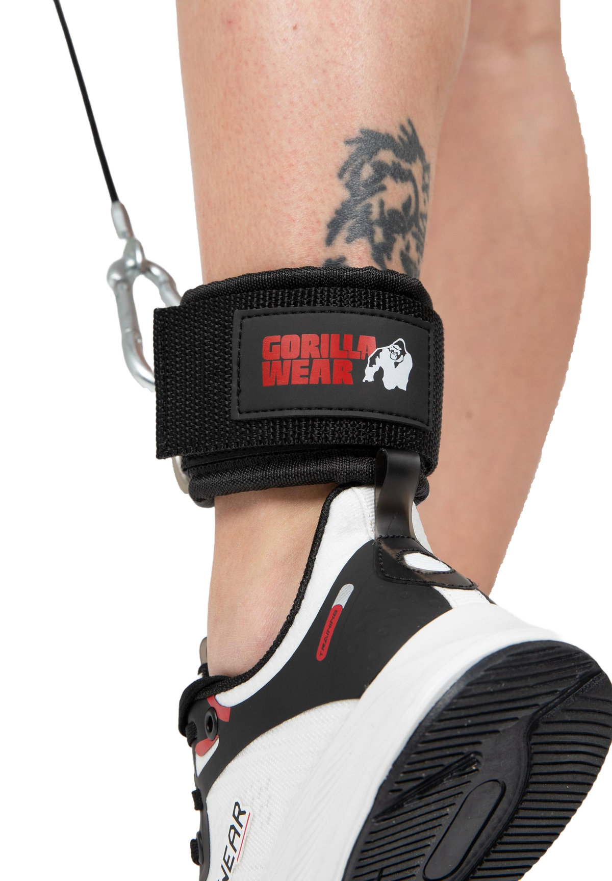 Gorilla Wear Ankle Straps (par), black