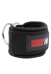 Gorilla Wear Ankle Straps (par), black