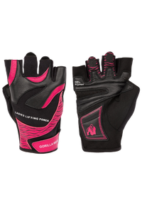 Gorilla Wear Women's Fitness Gloves 2.0, black/pink