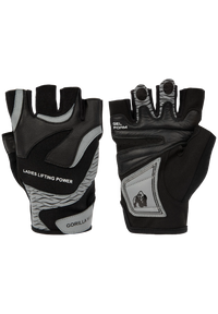 Gorilla Wear Women's Fitness Gloves 2.0, black/grey