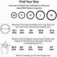 KSIX Smart Ring Saturn - M