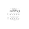 Fitpaddy Fitring Smart Ring med Display XS