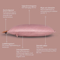 Beurer Värmekudde HK 77 Sladdlös komfort Blush-Rose