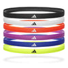 Adidas Hairbands - Set of 6 Black/White/Red/Purple/Blue/Ye