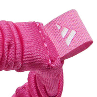 Adidas Hair Scrunchies (Thin) Black/Lucid Pink