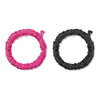 Adidas Hair Scrunchies (Thin) Black/Lucid Pink