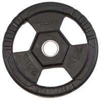 Toorx Weightplate Rubber 25 kg Ø50 Black