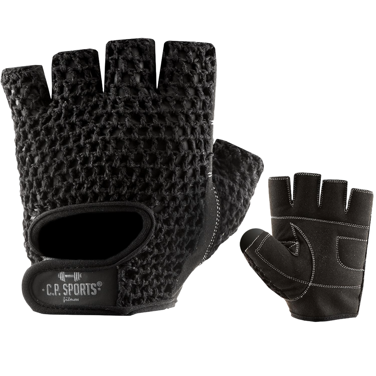 C.P. Sports Classic Mesh Glove, black/black