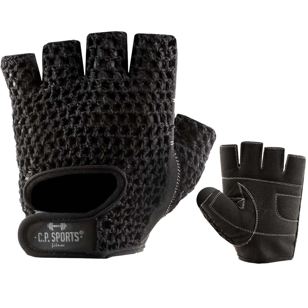 C.P. Sports Classic Mesh Glove, black/black