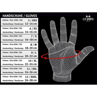 C.P. Sports Classic Mesh Glove, black/black