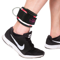 C.P. Sports Ankle Straps Premium (par), pink camo