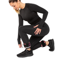 C.P. Sports Ankle Straps Premium (par), pink camo