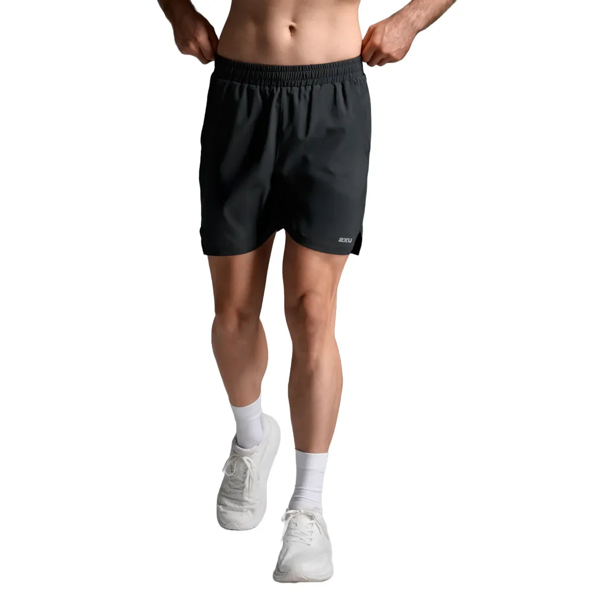 2XU AERO 7 INCH SHORTS Black/Silver Reflective