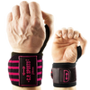 C.P. Sports Strongman Wrist Wraps 50 cm, black/pink