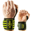 C.P. Sports Strongman Wrist Wraps 50 cm, black/yellow