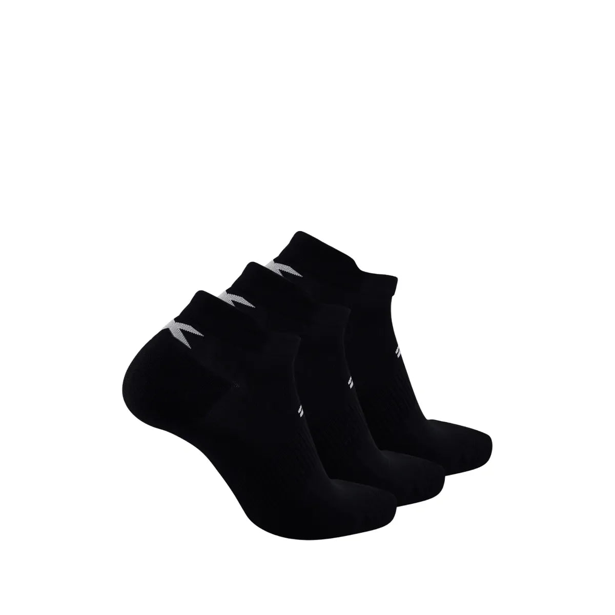 2XU ANKLE SOCKS 3 PACK Black/White