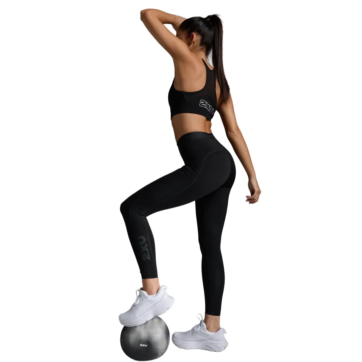 2XU FORM STASH HI-RISE COMPRESSION TIGHTS Black/Black
