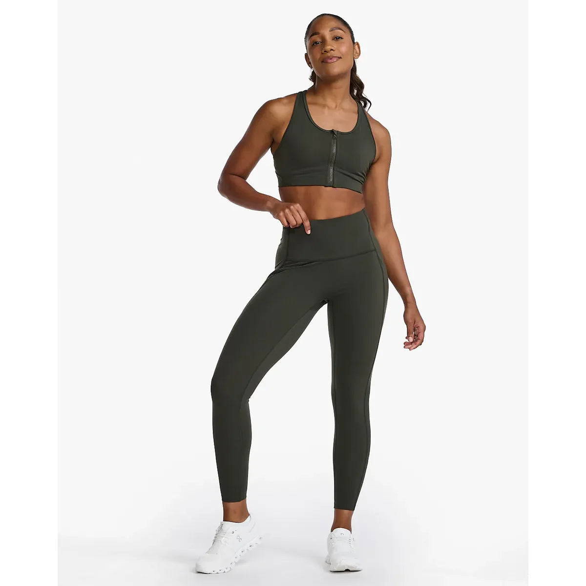 2XU FORM STASH HI-RISE COMPRESSION TIGHTS Jupiter/Jupiter