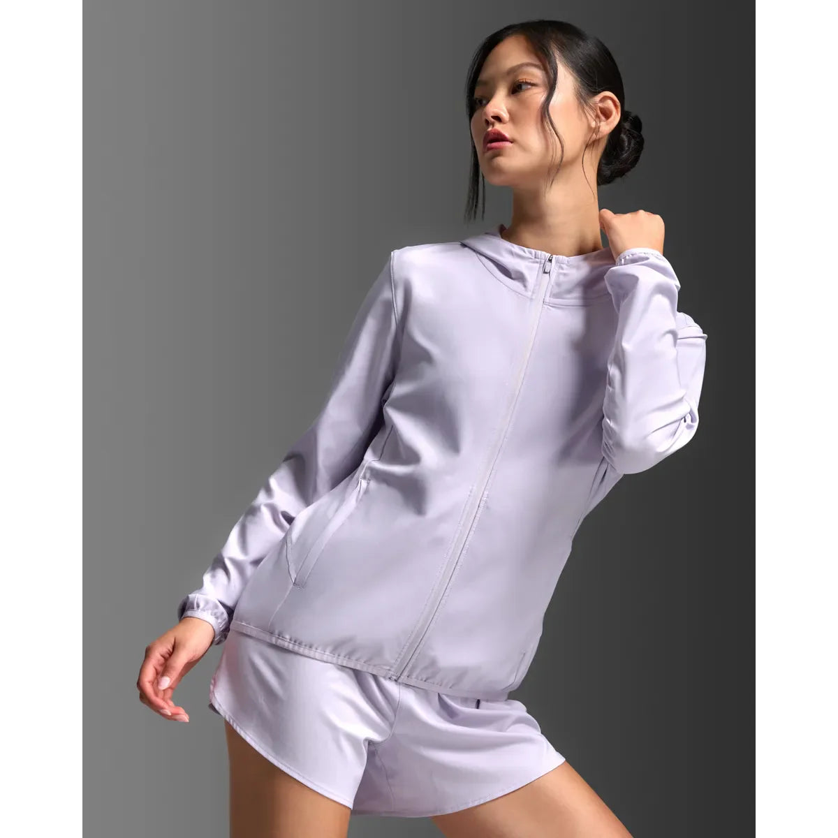 2XU AERO JACKET Virtual Violet/Violet Reflective