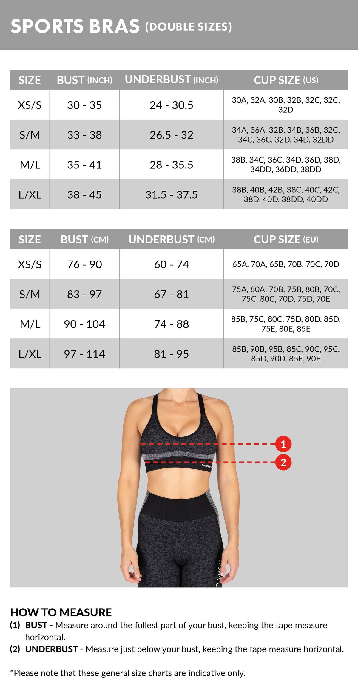 Gorilla Wear Olivia Seamless Sports Bra, peach