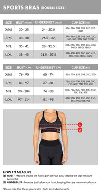 Gorilla Wear Olivia Seamless Sports Bra, blue